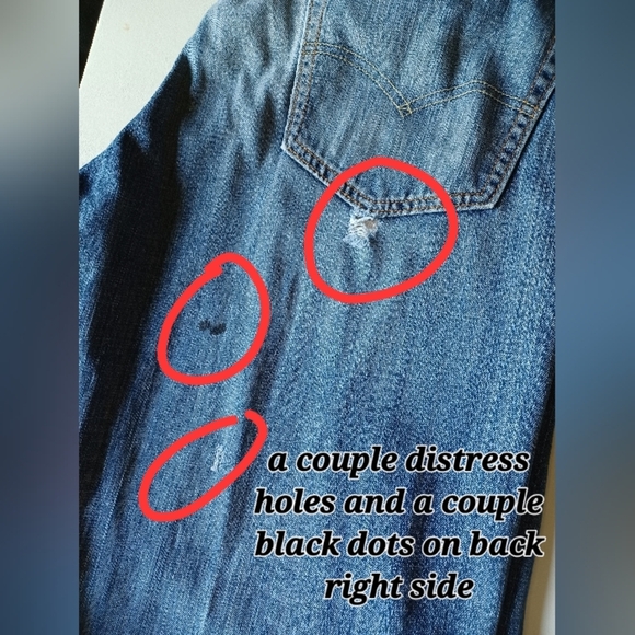 🍒 Levis 559 Men's Blue Denim Jeans - Picture 5 of 10